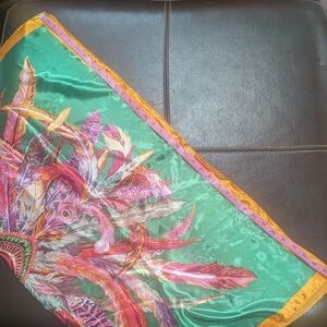 Ladies Satin Square Silk Scarf